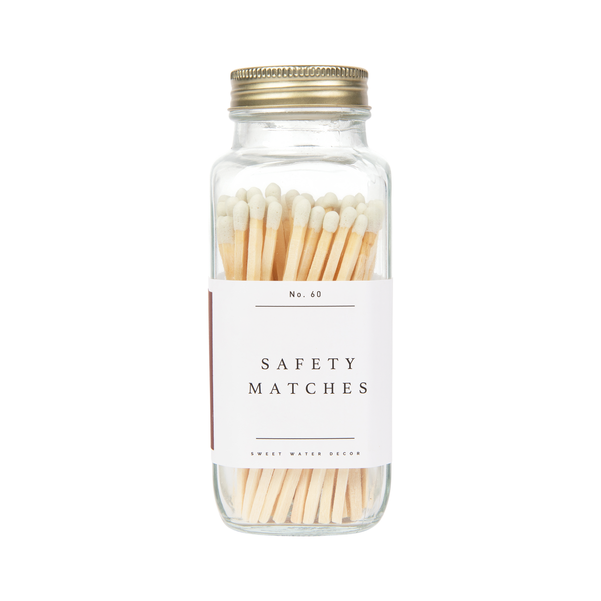 White Tip Safety Matches - 60 Count, 3.75"