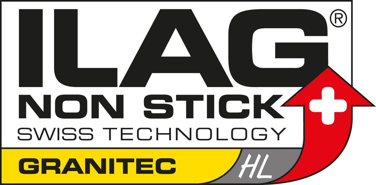 MASTERPAN Nonstick Stovetop Oven Grill Pan & Stainless Steel Lid, Black 12" (30cm)