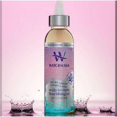 Watch & Sea My Length Scalp to Ends Flourishing Oil 4 fl oz