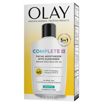 Olay Complete Plus Face Lotion with Sunscreen SPF 40 6 fl oz - Imperfect Box