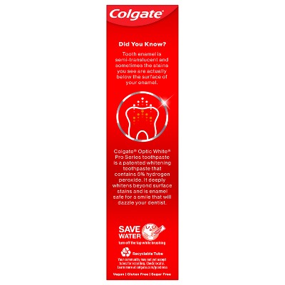 Colgate Pro Series Stain Prevention Hydrogen PeroxideToothpaste 3oz/2pk - Missing Box