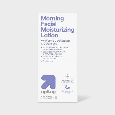 Morning Facial Moisturizing Lotion with Sunscreen SPF 30 3 fl oz