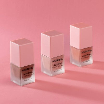 MCoBeauty Liquid Blush Luminous Glow Bella Vita/Dusty Rose 0.5 fl oz - Imperfect Box