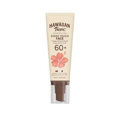 Hawaiian Tropic Sheer Touch Face Lotion Sunscreen SPF 60 2.5 fl oz