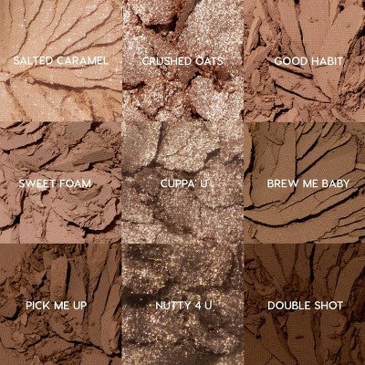 ColourPop 9-Pan Eyeshadow Makeup Palette Deja Brew 0.3oz - Imperfect Box