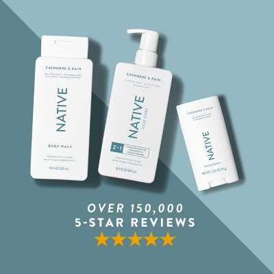 Native Deodorant for Women & Men Cashmere & Rain 2.65oz