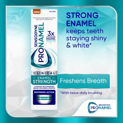 Sensodyne Pronamel Clinical Enamel Strengthening and Whitening Toothpaste 3.4oz 3-Pack