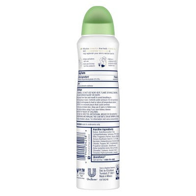 Dove Advanced Care Cool Essentials 72-Hour Women's Antiperspirant & Deodorant Dry Spray