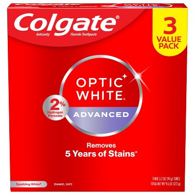Colgate-Optic-White-Whitening-Toothpaste-Sparkling-White-3.2oz/3pk-Missing-Box-Toothpaste