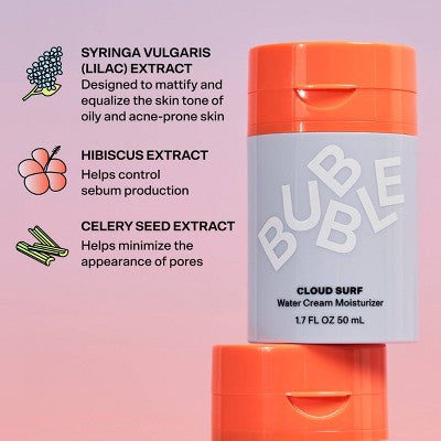 Bubble Skincare Cloud Surf Water Cream Moisturizer 1.7 fl oz - Missing Box