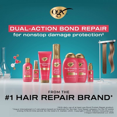 OGX Repair & Protect Bond Protein Repair 450°F Heat Protectant Spray 6.5 fl oz
