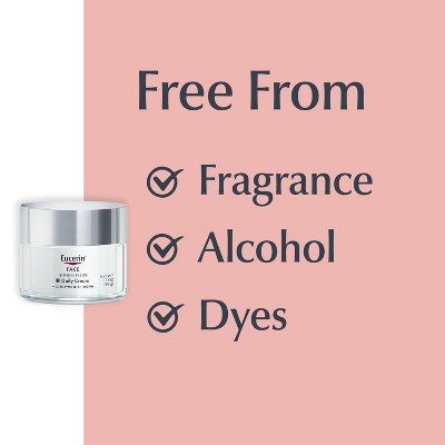 Eucerin Q10 Anti-Wrinkle Sensitive Skin Unscented Face Cream 1.7oz - Imperfect Box
