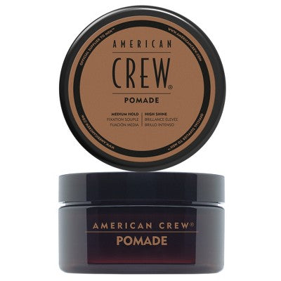American Crew Men's Medium Hold High Shine Hair Pomade Gel 3oz