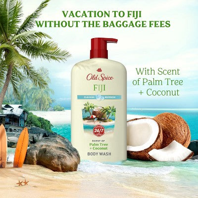 Old Spice Men's Body Wash Fresh Tropical Scent 30 fl oz - Imperfect Container
