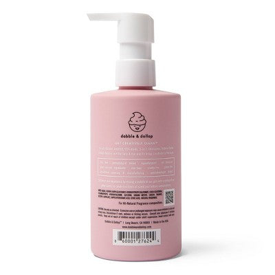 Dabble & Dollop Kids 3-in-1 Coconut 10 fl oz Tear-Free Body Wash