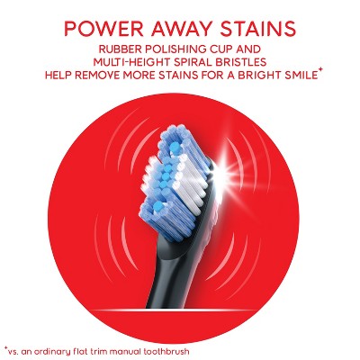 Colgate Optic White Pro Series Sonic Battery Powered Toothbrush Black