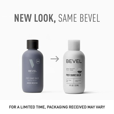 Bevel Men's Post Shave Balm Alcohol-Free with Tea Tree Oil 4 fl oz - New
