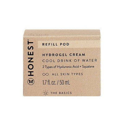 Honest Beauty Hydrogel Cream Refill with Hyaluronic Acid 1.7 fl oz - Imperfect Box