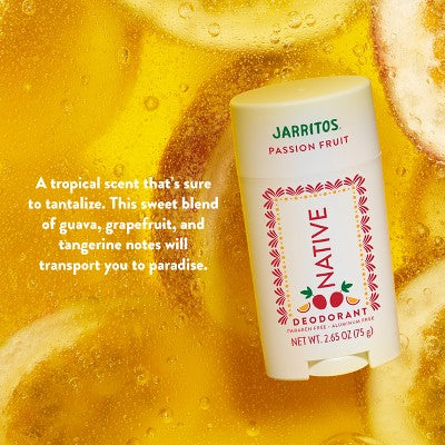 Native Deodorant for Women & Men - Jarritos Passion Fruit 2.65oz Limited Edition