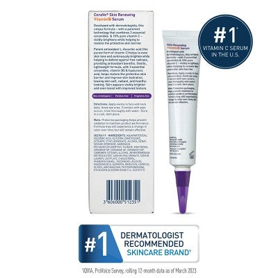 CeraVe Skin Renewing Vitamin C Serum 1 fl oz - Imperfect Box