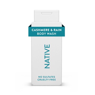 Native Body Wash for Women & Men Cashmere & Rain Sulfate Free 18 fl oz