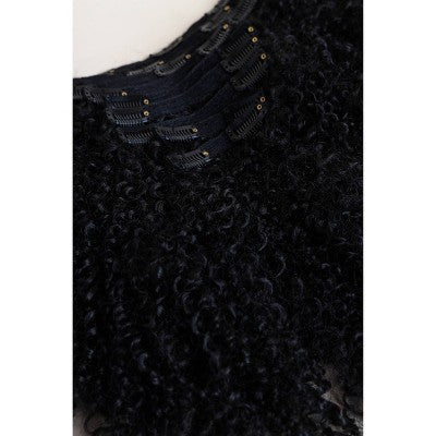 Curlkalon Kinky Curly 10 Inch Clip-In Natural Black Hair Extension 9ct