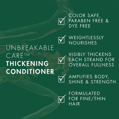 Nexxus Unbreakable Care Biotin Conditioner For Fine & Thin Hair 13.5 fl oz - New