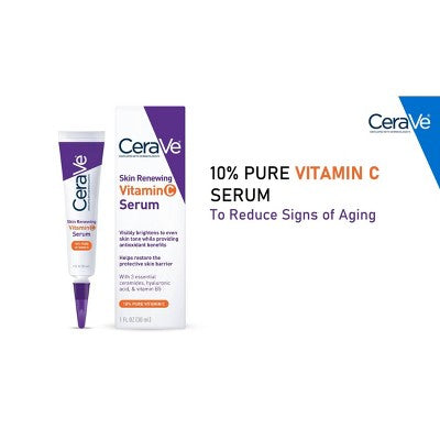 CeraVe Skin Renewing Vitamin C Serum 1 fl oz - Imperfect Box