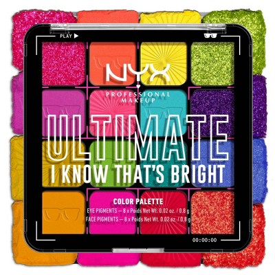 NYX Professional Makeup Ultimate Eyeshadow Palette 16 Vegan Shades