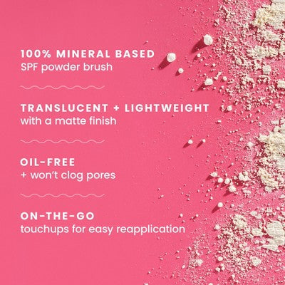 Hawaiian Tropic Mineral Skin Nourishing Sunscreen Powder Brush SPF 30 0.15oz - Imperfect Box