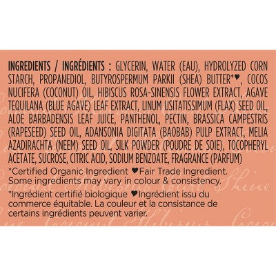 SheaMoisture Coconut and Hibiscus Curling Gel For Thick Curly Hair 12oz