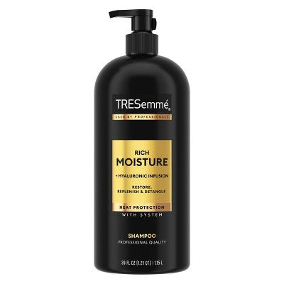 Tresemme Rich Moisture Hydrating Shampoo with Pump for Dry Hair 39 fl oz