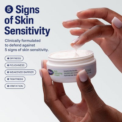 Cetaphil Rich Hydrating Face Cream Moisturizer with Hyaluronic Acid 1.7oz - Imperfect Box