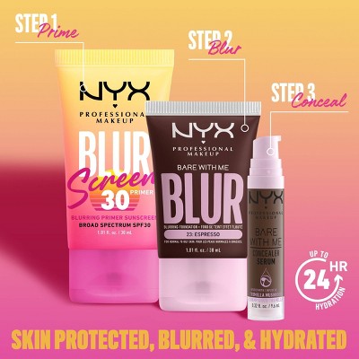 NYX Professional Makeup Blur Screen Primer SPF 30 1.01 fl oz