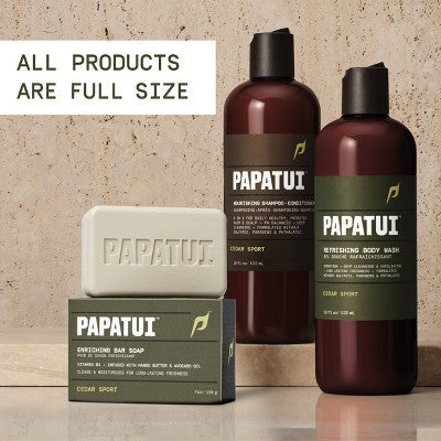 Papatui Men's Shower Pack Cedar Sport 3ct