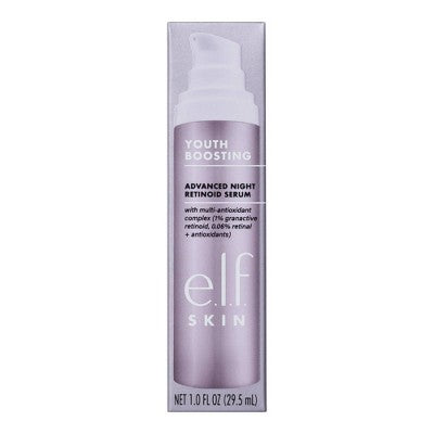 e.l.f. SKIN Youth Boosting Advanced Night Retinoid Serum Amber 1.0 fl oz - Imperfect Box