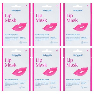 BioRepublic SkinCare Lip Masks 6pk - New