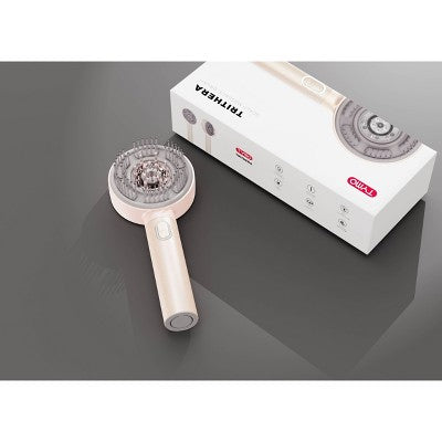 TYMO Trithera Scalp Therapy Red-Light Massage Brush Champagne Pink