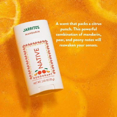 Native Deodorant for Women & Men Limited Edition Jarritos Mandarin 2.65oz