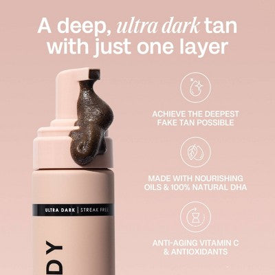 Bali Body Ultra Dark Self Tanning Mousse 6.7 fl oz Imperfect Container
