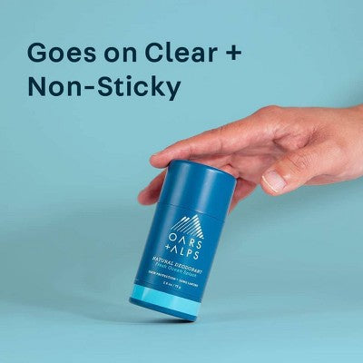 OARS + ALPS Mens Roll-On Natural Deodorant Fresh Ocean Splash 2.6oz