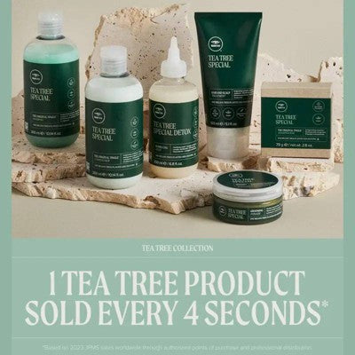 Tea Tree Special Detox Foaming Salt Hair Scrub 6.5oz - New