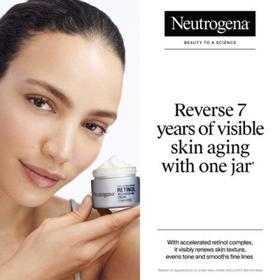 Neutrogena Rapid Wrinkle Repair Retinol Face Moisturizer Cream with Hyaluronic Acid 1.7oz - Missing Box