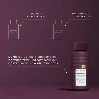 Kristin Ess + Peptide Restore Strengthening Shampoo 10 fl oz - Imperfect Container