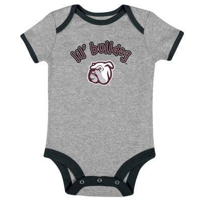 NCAA Mississippi State Bulldogs Infant 3pk Bodysuit