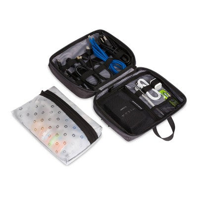 Swissgear Toiletry Tech Kit Dark Gray Heather