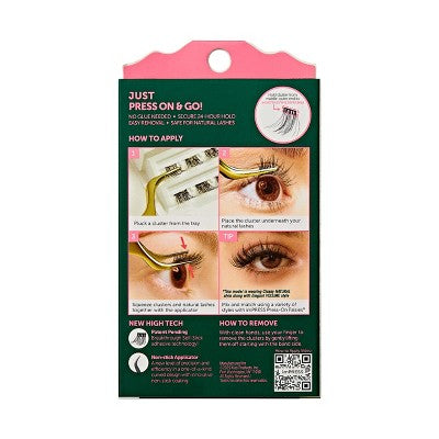 KISS Products Wicked X imPRESS Press-On Self Adhesive False Eyelashes Ozspresso 12ct