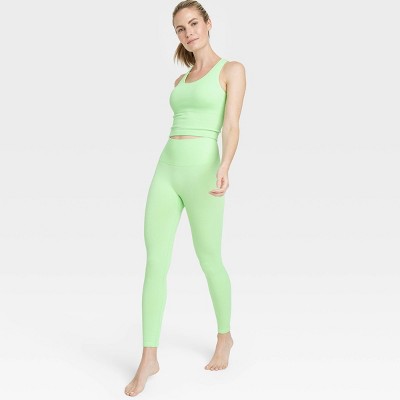 Women's Seamless High-Rise Rib Leggings - All In Motion