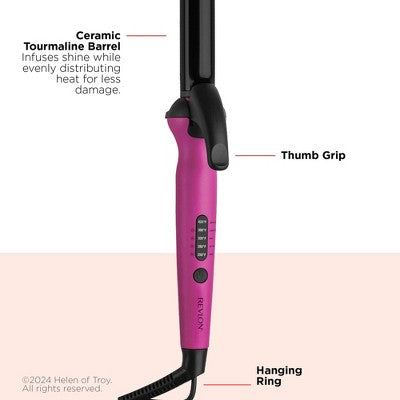 Revlon Easy Heat Precision Hair Curling Iron 1"