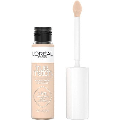 L'Oreal Paris True Match Radiant Serum Concealer with Hyaluronic Acid W3 0.33 fl oz - Imperfect Container